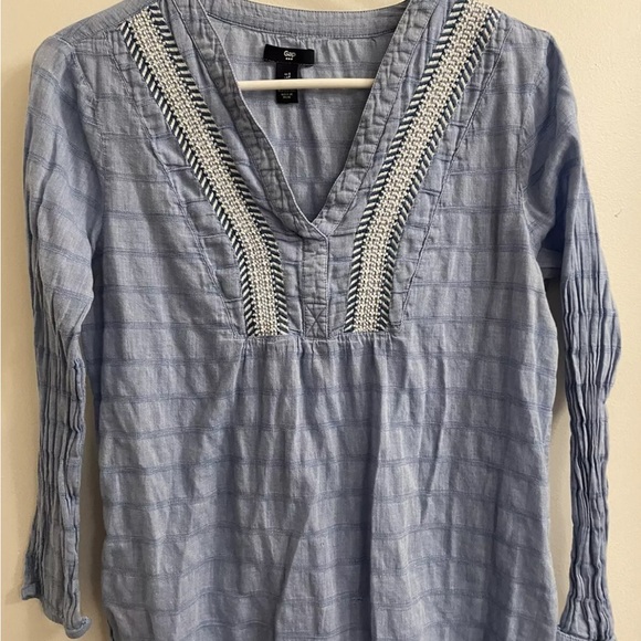 Lot of 4 Women’s Gap Chaps Size Small  S Long Sleeve EUC Summer Casual Office - Picture 5 of 7